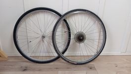 roues 28" Complètes freins sur jantes 