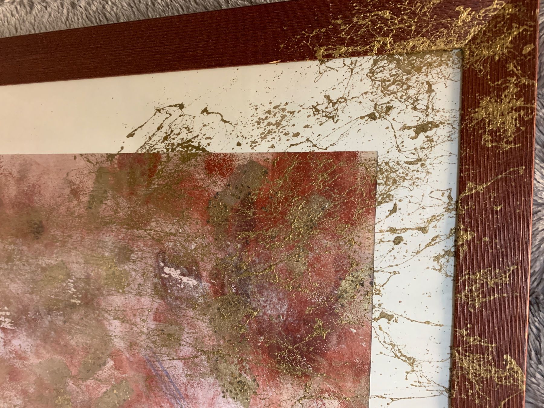 Poster & Bilder: Modernes Bild auf Papier gemalt signiert – Gebraucht aus Biel/Bienne von Katja01112 1