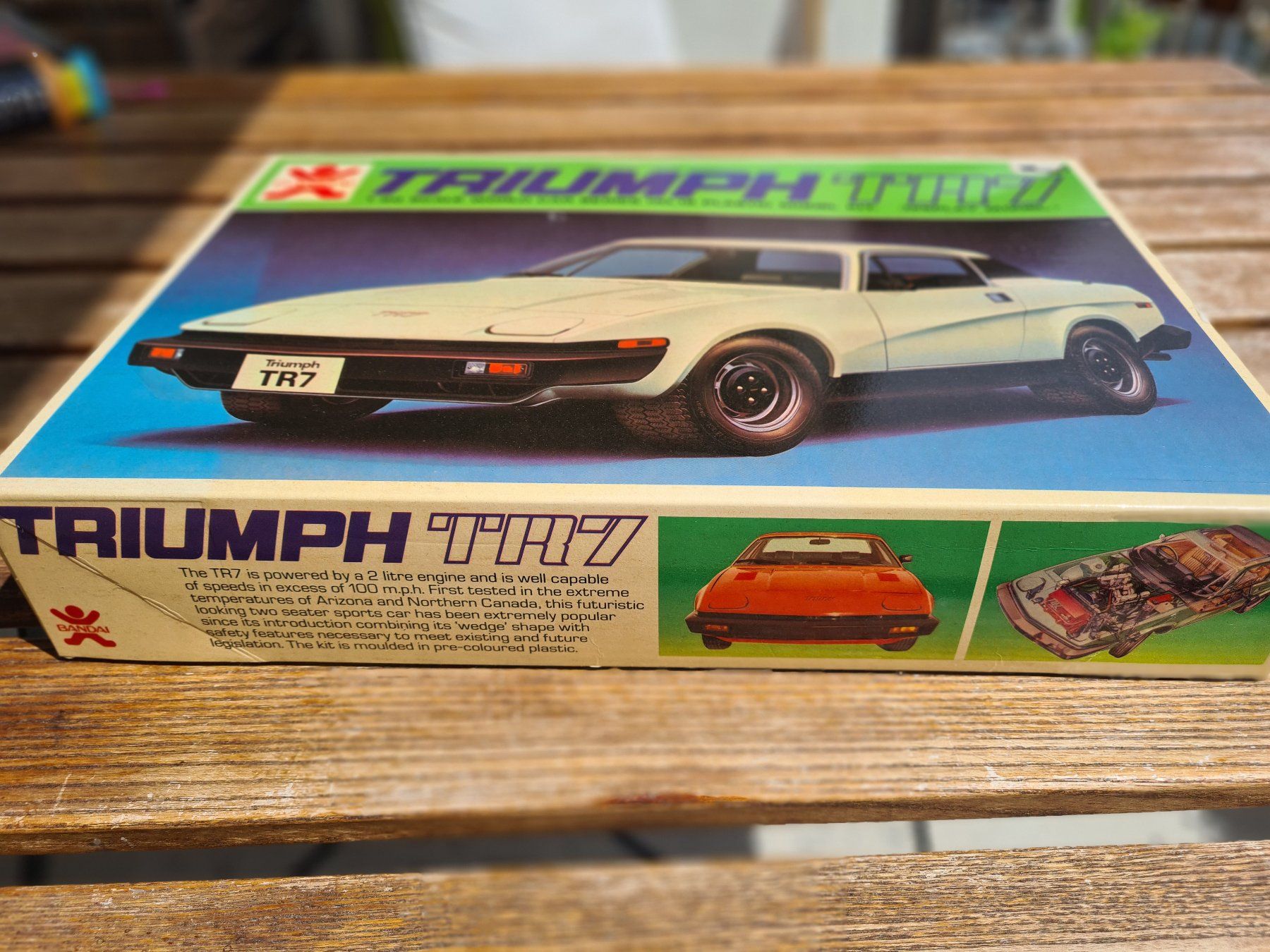 Triumph Modellini d'auto: BANDAI TRIUMPH TR7 – Usato da Basel venduto da Solarbebop 1