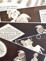 Odol Zahnpasta- 2 alte Werbungen / Anciennes publicités 1922