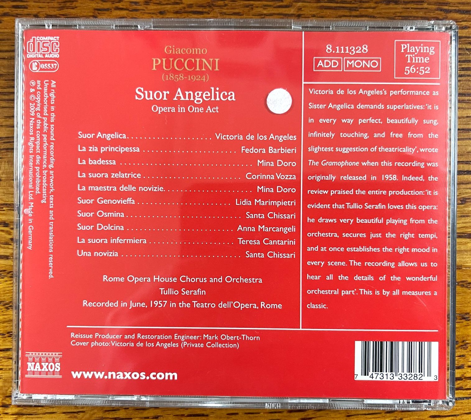 CDs: Giacomo PUCCINI - Suor Angelica CD – Gebraucht aus Oftringen von Vucki 1