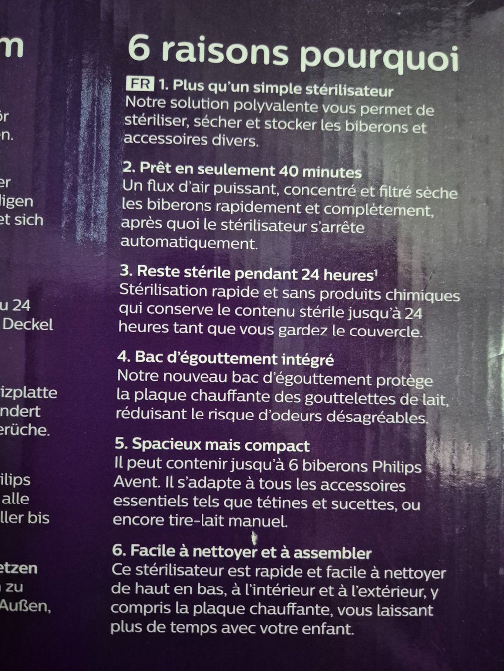Avent Baby-Mahlzeiten: Stérilisateur - sèche-biberons Avent Philips – Gebraucht aus Cornol von blinkie3 3