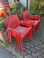 6 stapelbare Gartenstühle