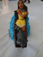 Pocahontas Figur mit Waschbär Meeko - Disney Rarität!