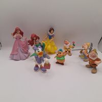 Disney Bullyland Ariel, Snow White, Daisy Figurines.
