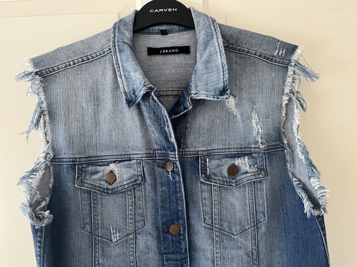 Gilet & Giacche senza maniche: J BRAND Jeansweste Gr.M NEU – Nuovo (secondo la descrizione) da Basel venduto da Kalila677 1