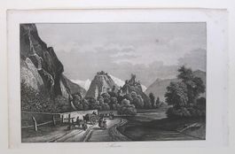 Sion Sitten Stahlstich von Mayer 1850