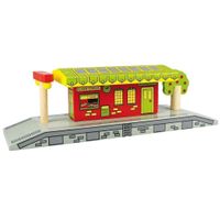 Holzeisenbahn "Bahnhof "klein""
