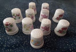 Fingerhüte/Keramik/Porzellan
