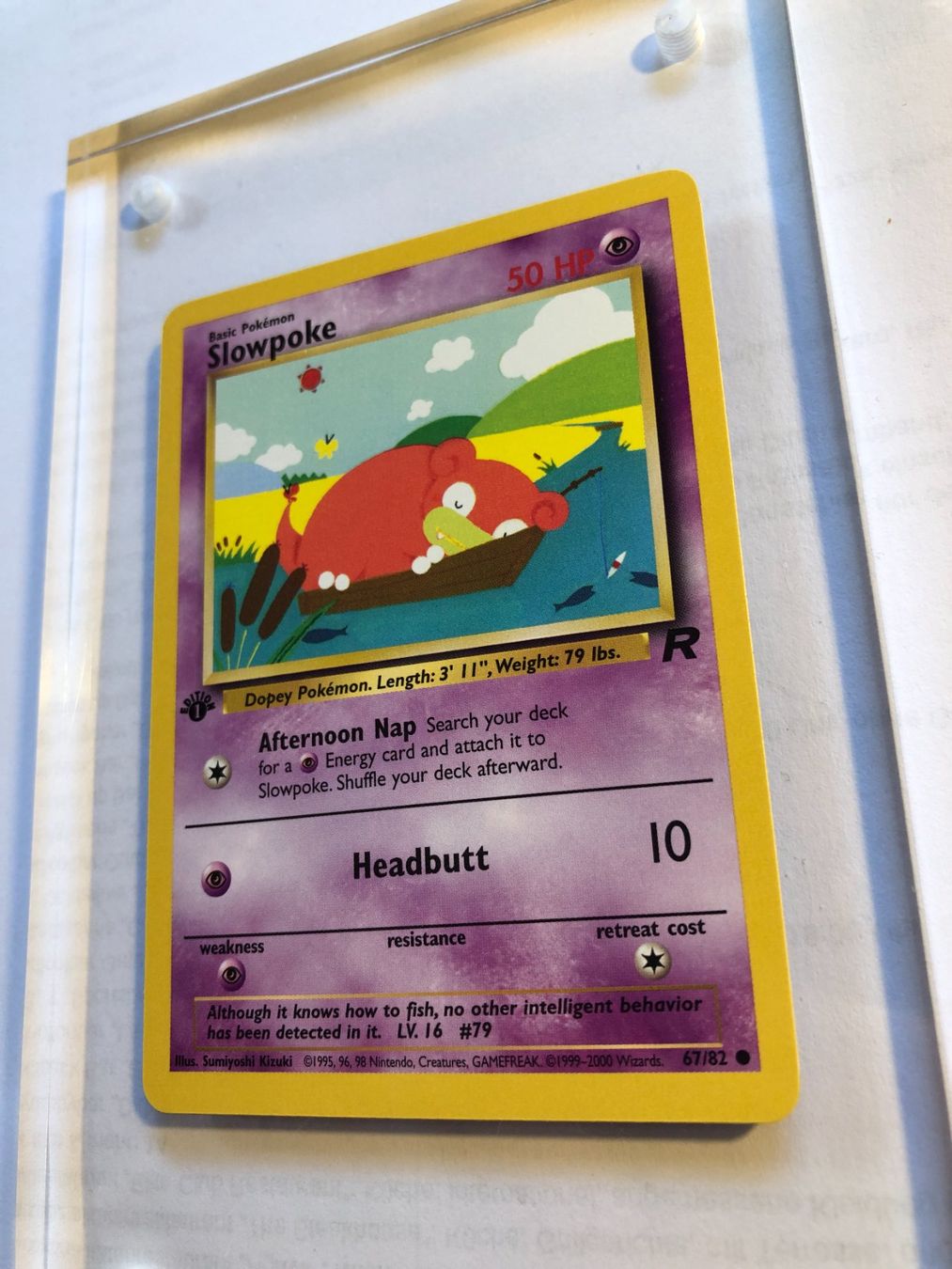 Cartes à collectionner: Slowpoke 1st Team Rocket - NM - ab 1.- – D'occasion à Giubiasco par dan_pr8b 2
