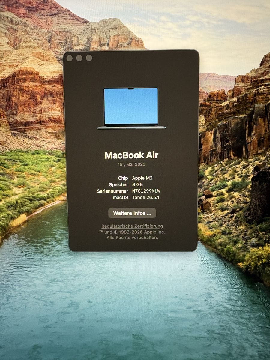 Apple Notebook: Apple MacBook Air 15, M2, 2023 – Nuovo (secondo la descrizione) da Wald ZH venduto da Poschtwage 4