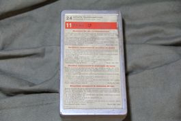 Taschenmunition GP11, Blechbox leer, Schweizer Armee (rot)