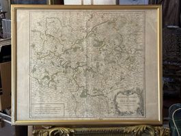 L'isle de France antike Landkarte
