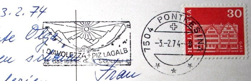 Cartes postales: PONTRESINA Eisbahn – D'occasion à Jona par philajona 1