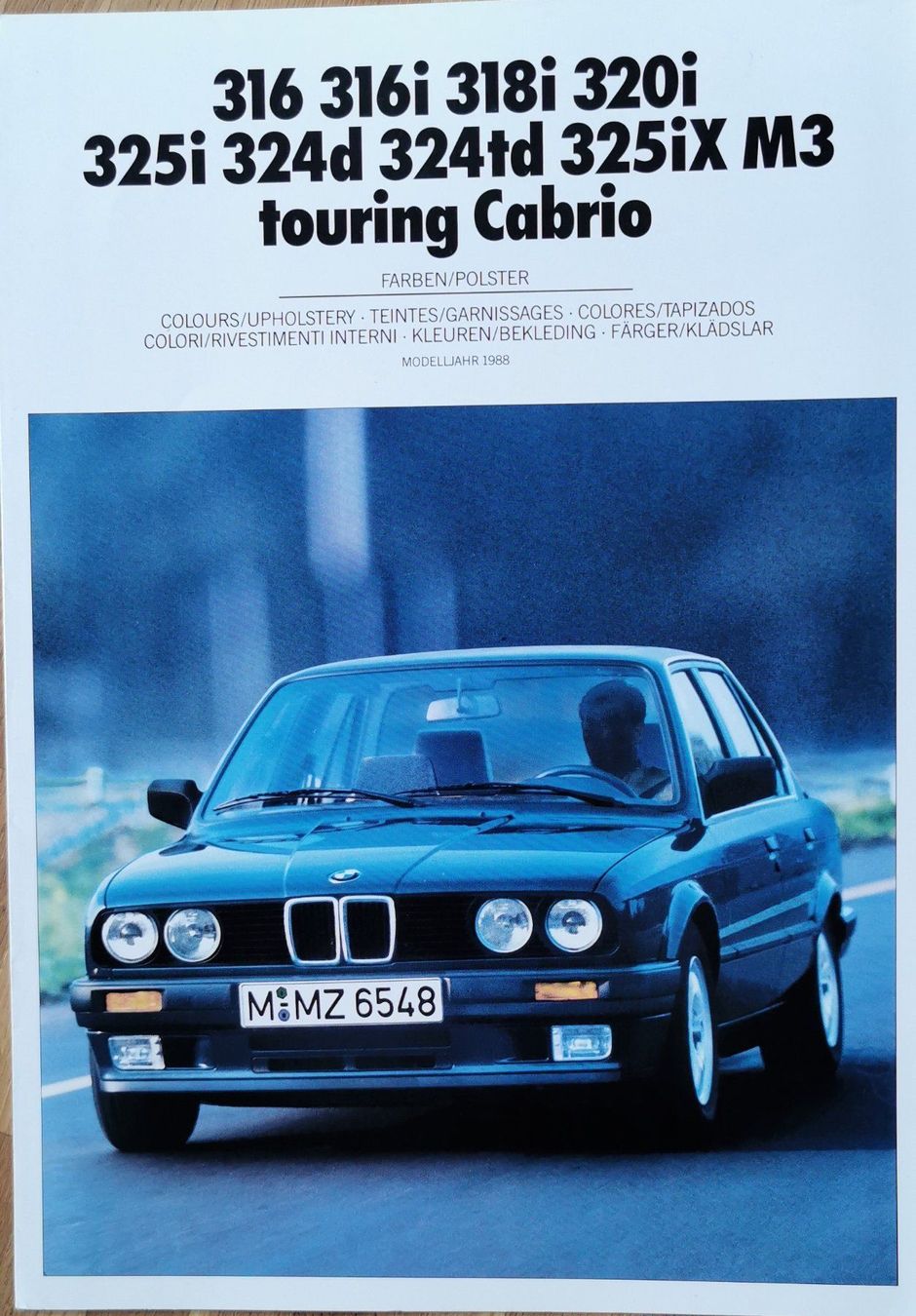 BMW Documenti: BMW 3er Reihe  1988 – Usato da huenenberg venduto da Suizofelize