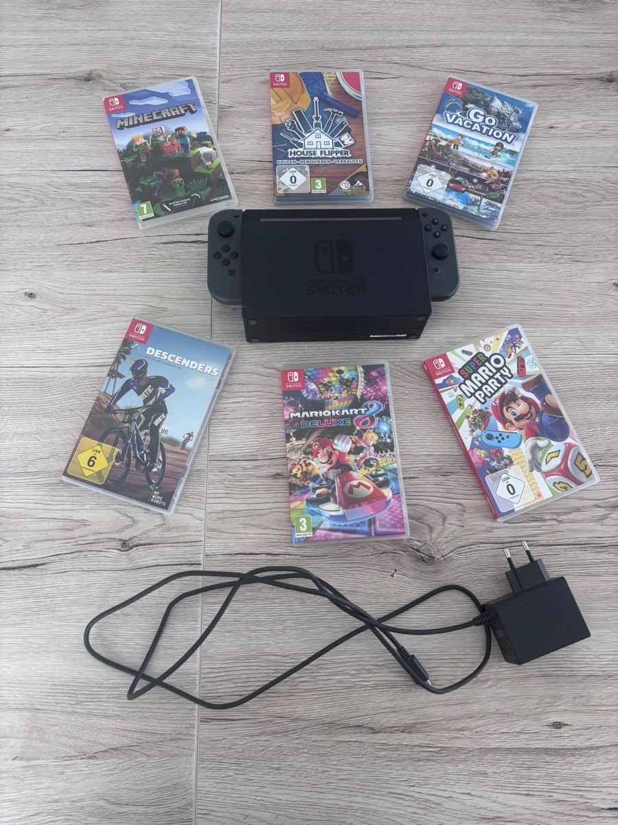 Nintendo Console: Nintendo Switch inkl. 6 Spiele – Usato da Meisterschwanden venduto da Scania78