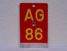 AG 86 VELONUMMER - FAHRRADSCHILD