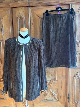MADAME ZURICH Set  /Jacke + Rock/ 70% Wolle, MADE IN ITALY
