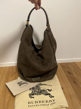 Burberry Ledertasche gross, braun, Vintage