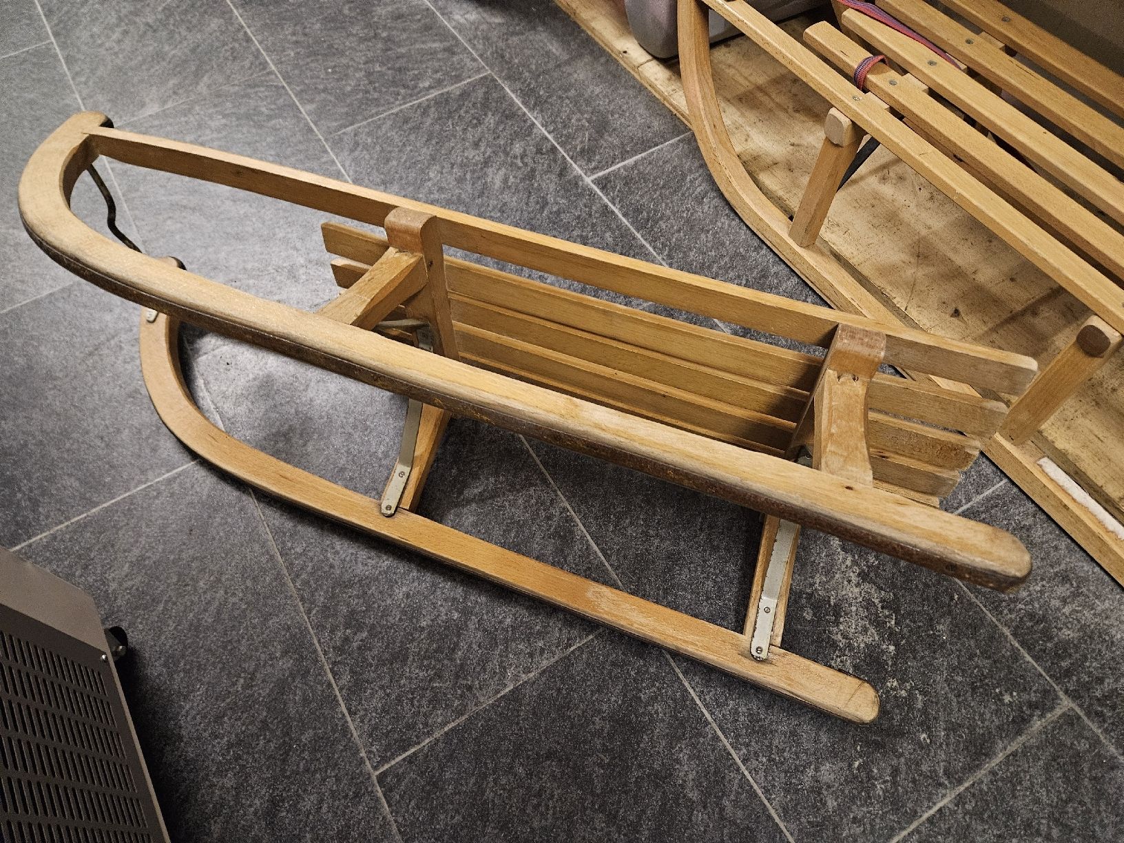 Slitta: Holzschlitten Davoser Schlittenschuh – Usato da Oberburg venduto da znas 3