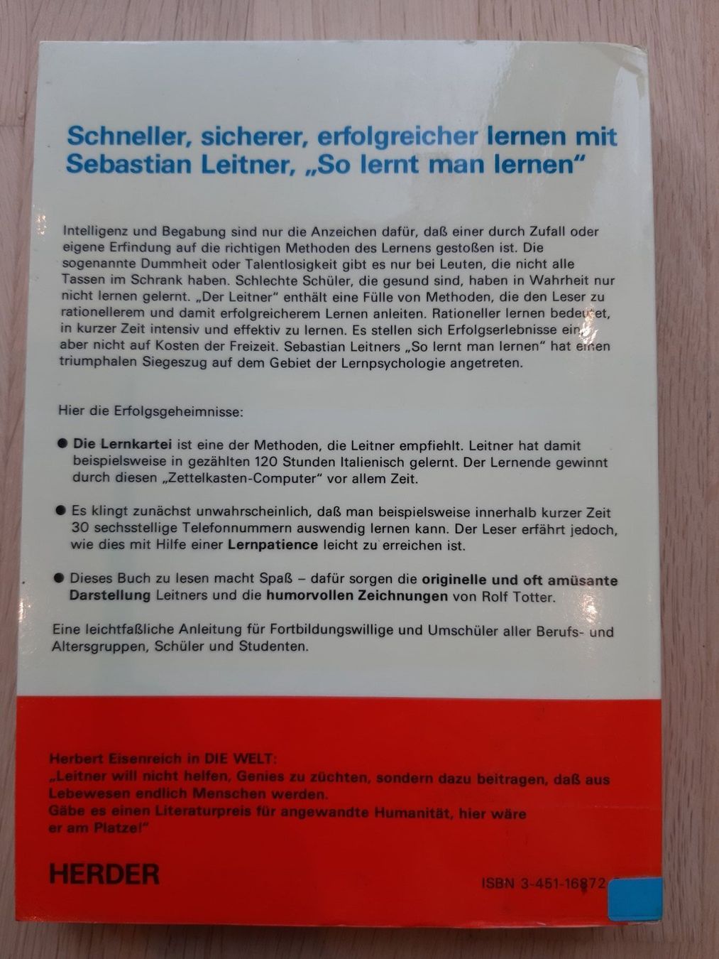 Libri: So lernt man lernen – Usato da Riedern venduto da martigni_88 1