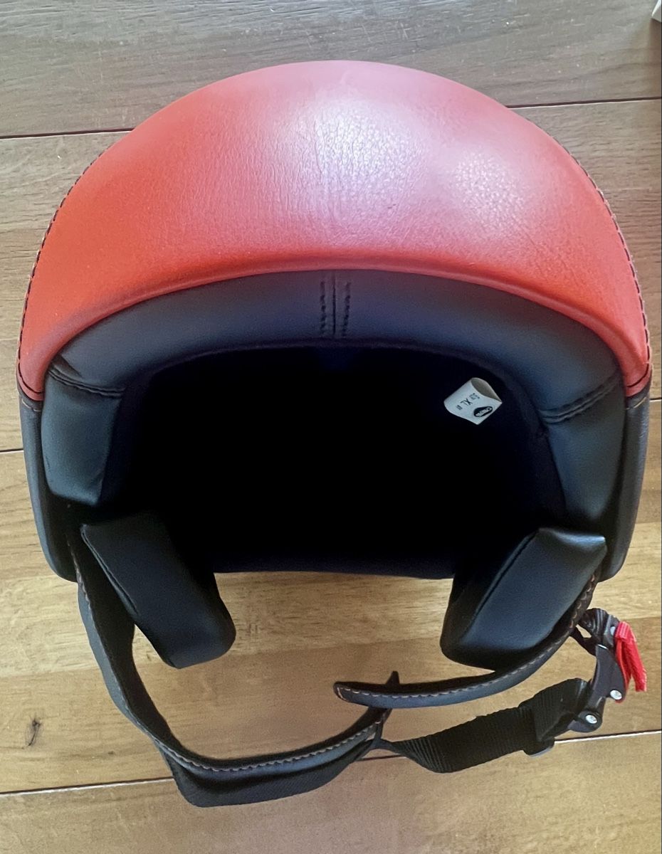 Helme & Visiere: Caberg Leder Jethelm Rot Schwarz Grösse XL 61 – Neu (gemäss Beschreibung) aus Hildisrieden von Chool 2