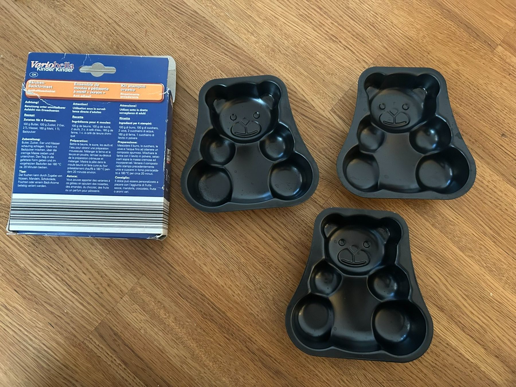 Küchengeräte: 3x Teile - süsses Bärchen-Backformset – Gebraucht aus Küsnacht ZH von filo_fila8700 1