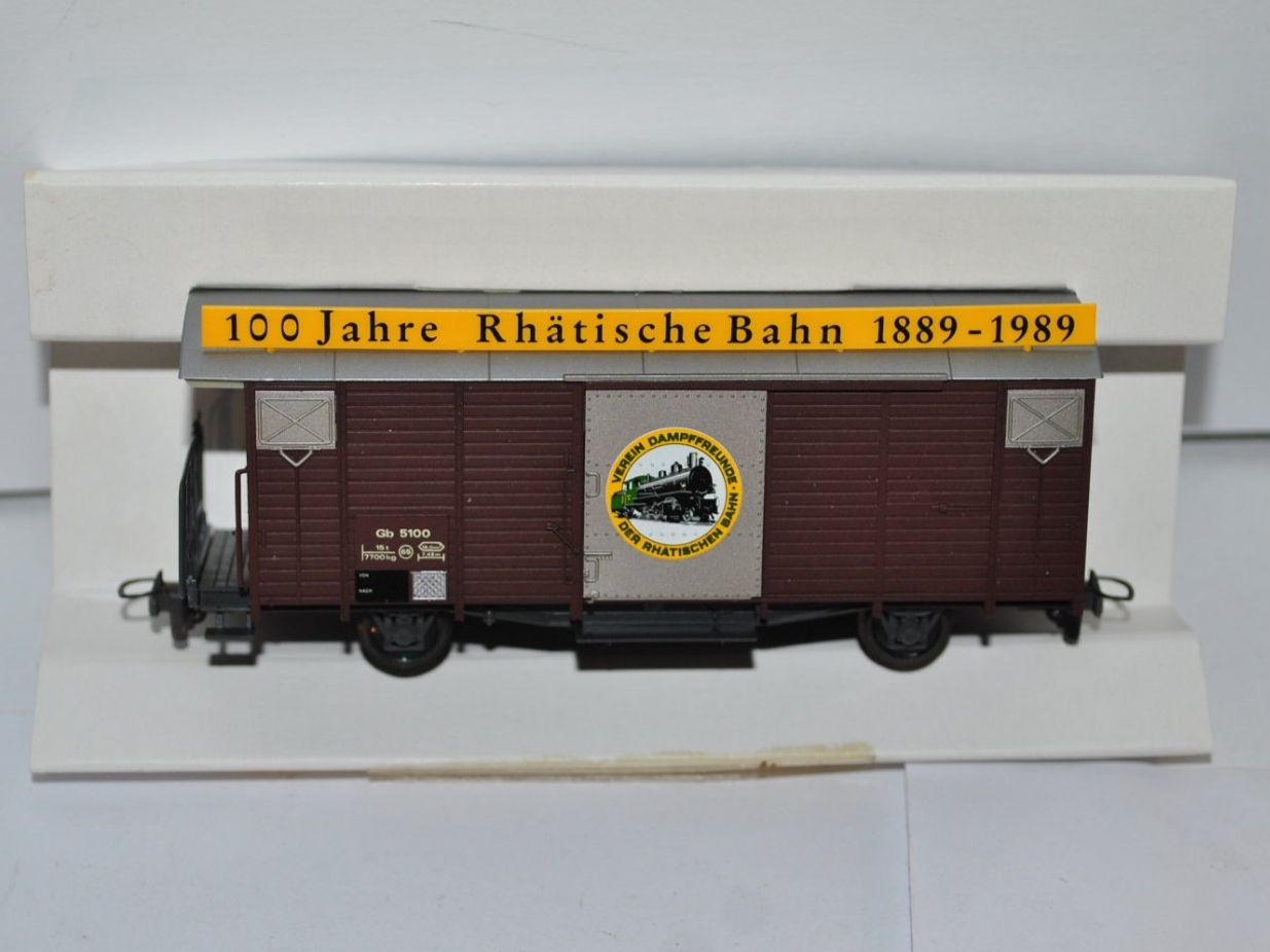 Bemo Modellini di ferrovie: Bemo Güterwagen RhB 2256-1 (PDB336) – Usato da Aarwangen venduto da Bahnsupport