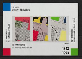 1993 Vignette 150 Jahre Schweizer Briefmarken