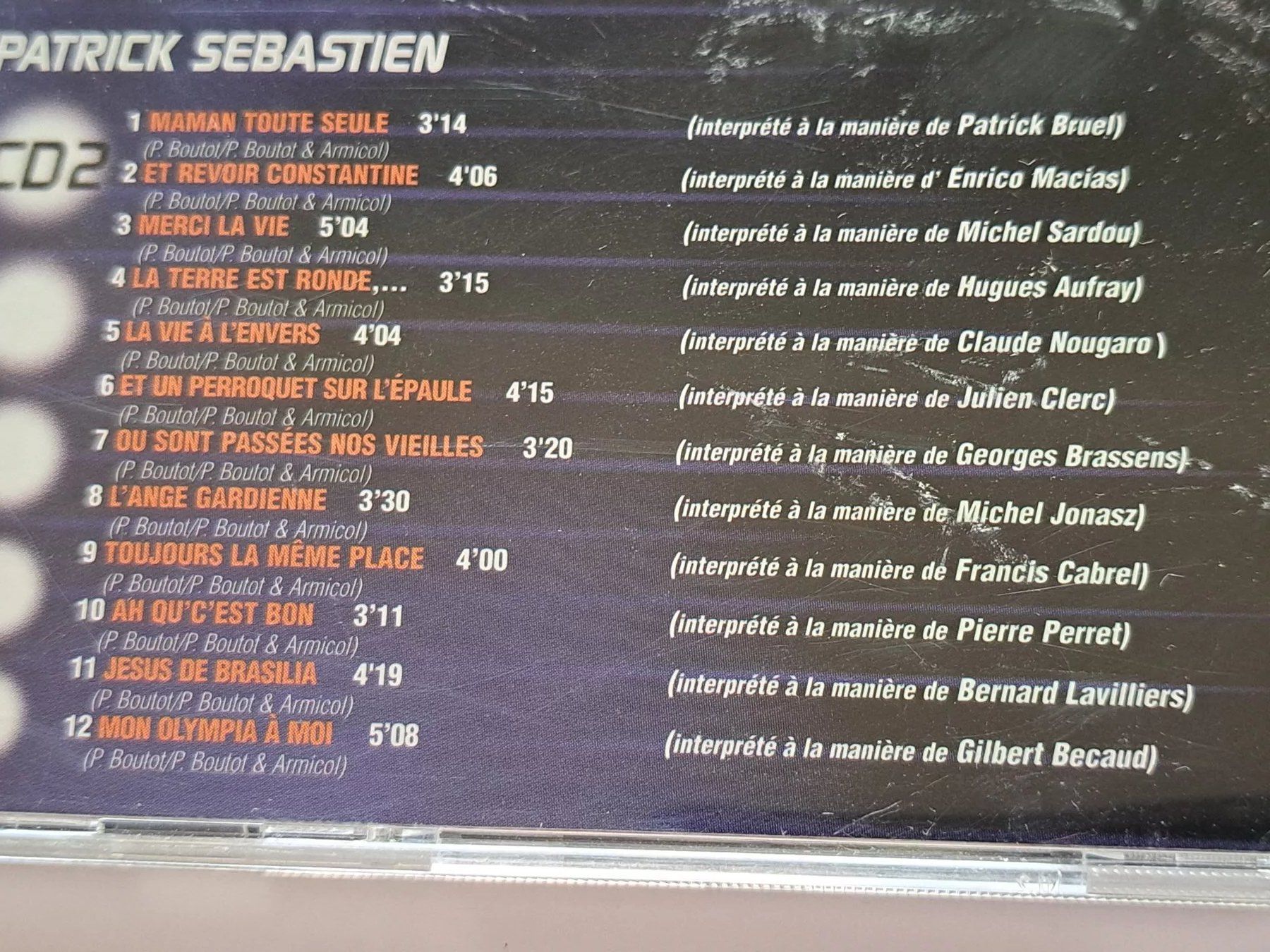 CDs: Cd Patrick Sébastien - Copie conforme – Gebraucht aus Pully von bro_n52j 3