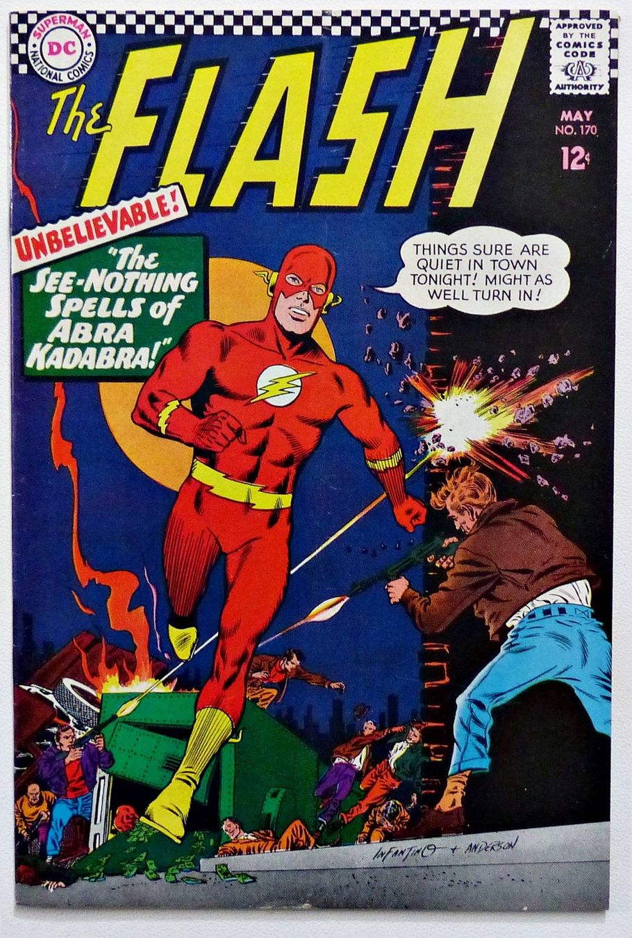 Fumetti: THE FLASH #170 VS. ABRA KADABRA DC COMICS 1967 – Usato da Lugano venduto da YouWantUS