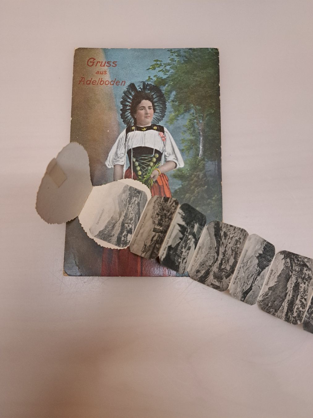 Ansichtskarten: Ansichtskarte Adelboden 1917 – Gebraucht aus Riggisberg von Boxel