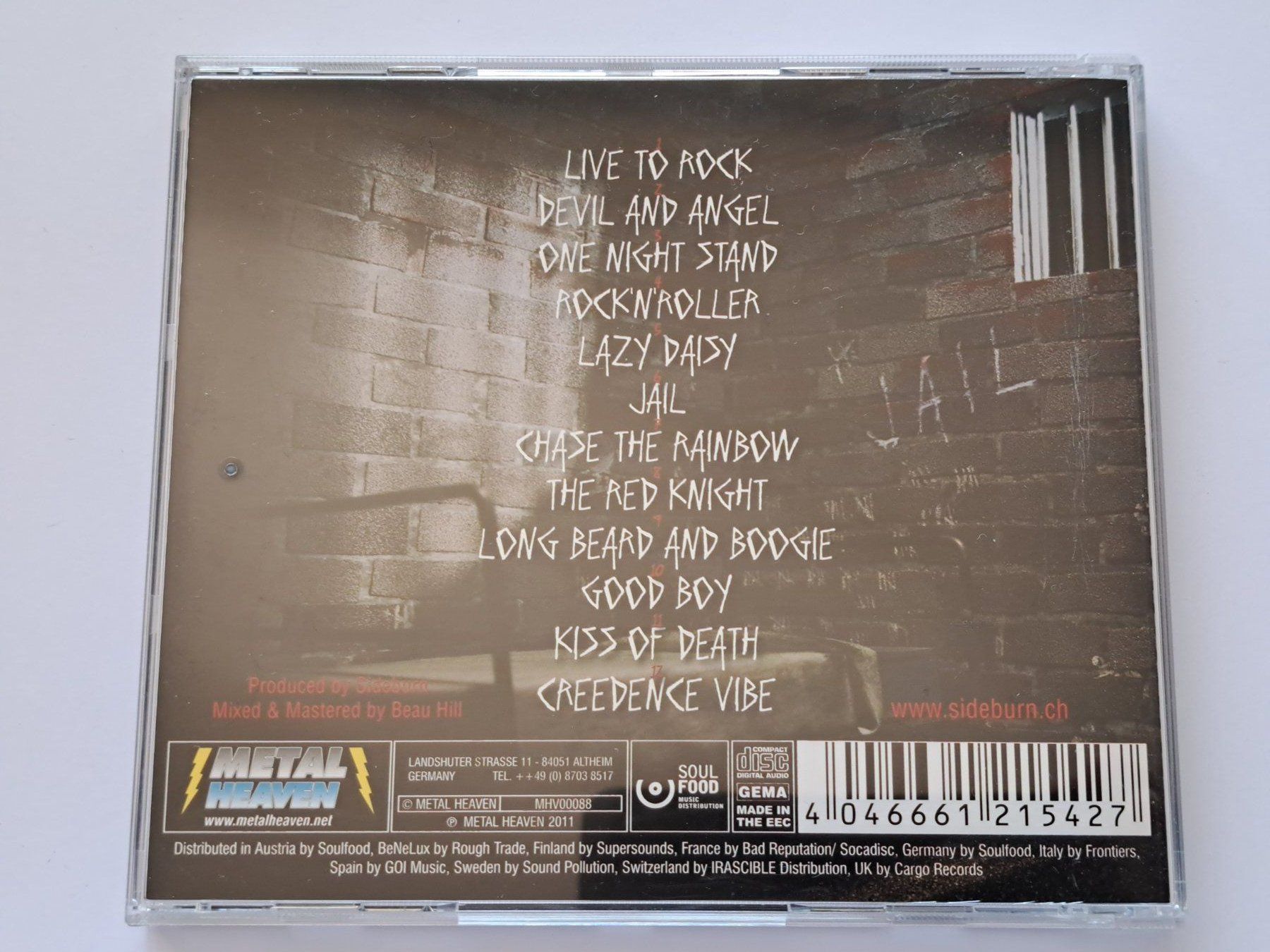 CDs: Cd Sideburn - Jail ( CH )  – D'occasion à Pully par bro_n52j 1