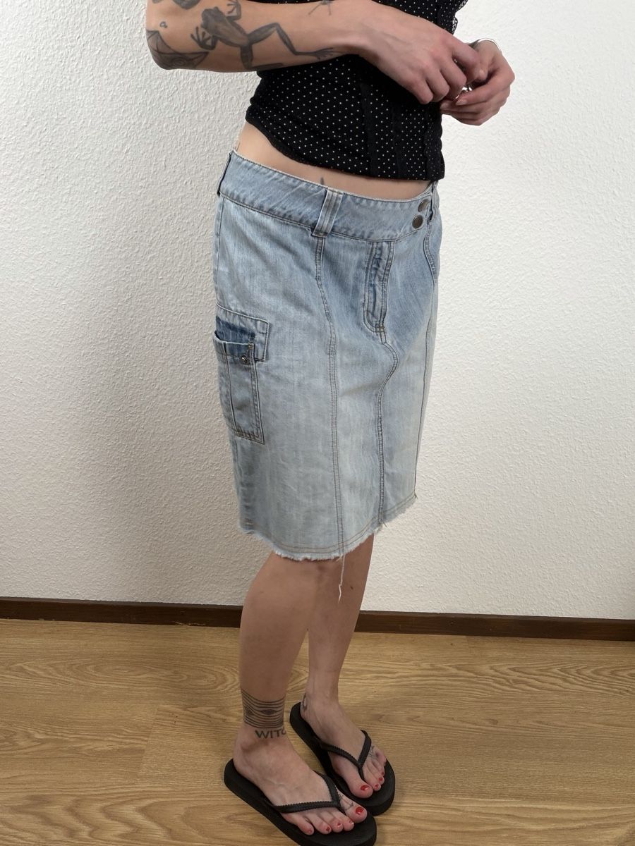 Jupes: Denim skirt light blue – D'occasion à Knonau par Grapesvintage 6