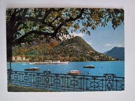 Schiff,Lugano, Motiv Lungolago e Monte Brè dat. 1976