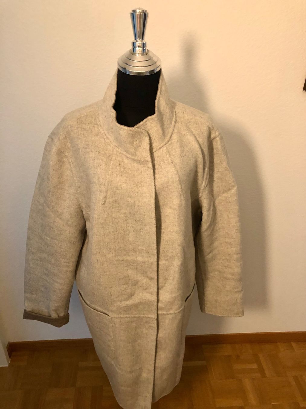 Basler Cappotti: Basler Wende Woll,-Kaschmirmantel Gr 46 – Usato da Kloten venduto da Olivenbaum2017