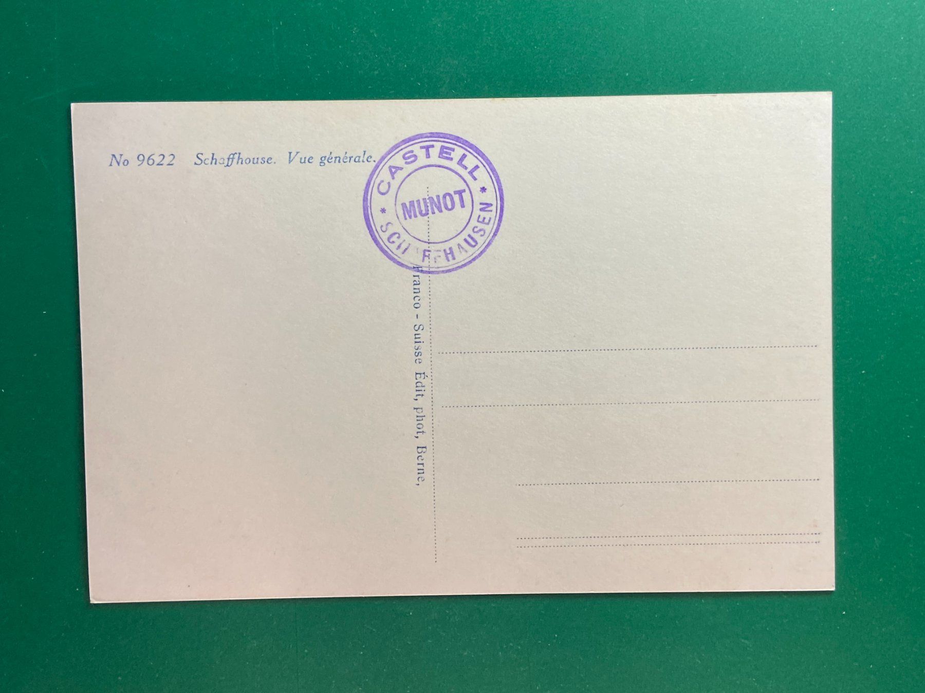 Cartes postales: Schaffhausen - Generalansicht – D'occasion à Steg VS par danwer74 1