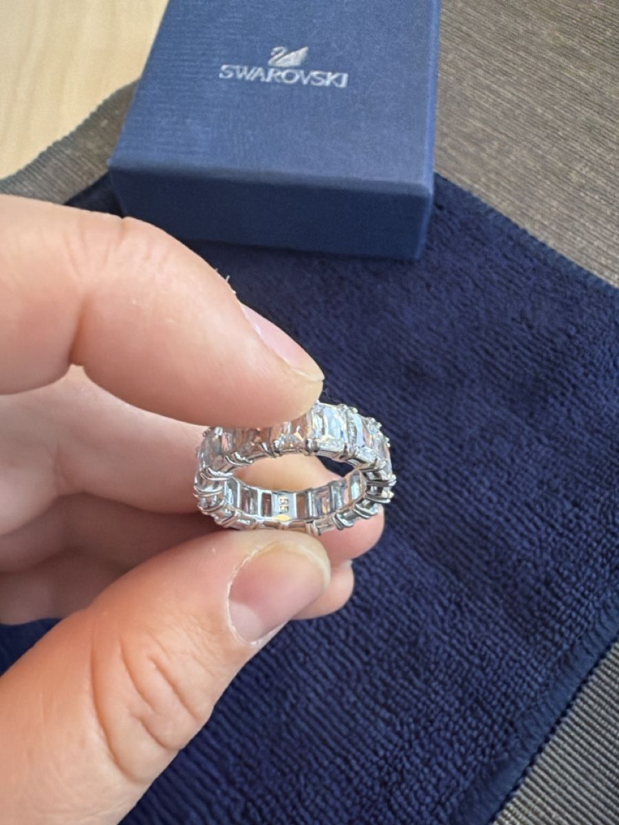 Anelli: Authentic Swarovski Matrix Rectangular Ring, Size 55 – Nuovo (secondo la descrizione) da Gebenstorf venduto da AA2015 2