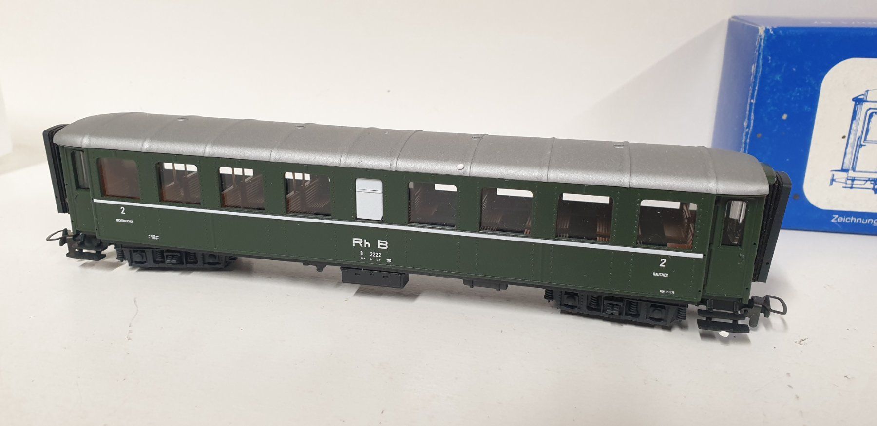 Modellini di ferrovie: STL-Models RhB Personenwagen – Usato da Geroldswil venduto da TopTrain54 6