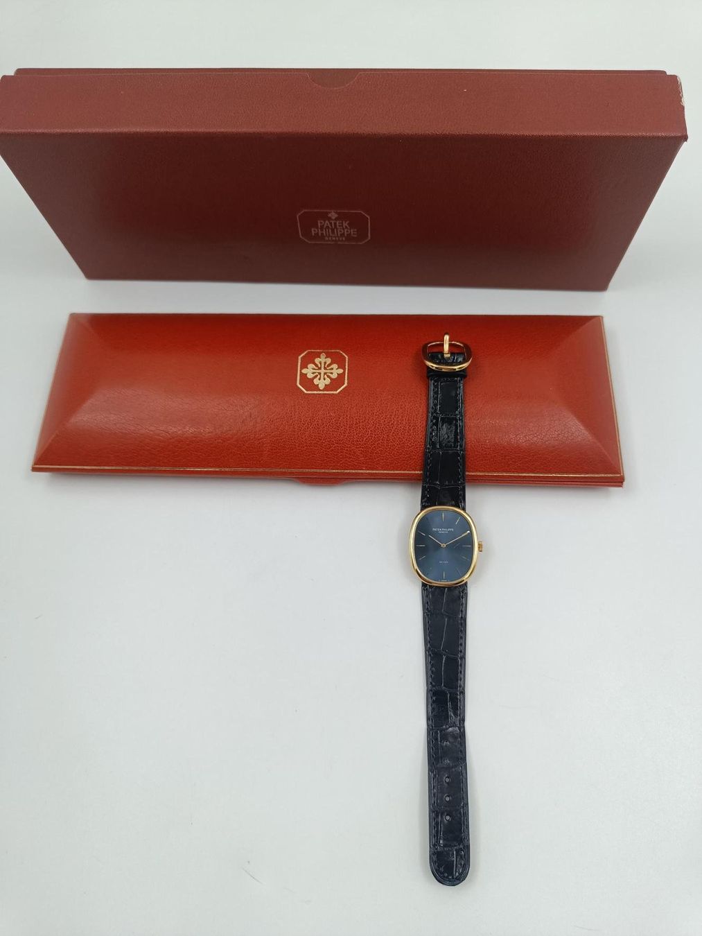 Patek Philippe Orologi: PATEK PHILIPPE " ELLIPSE D'OR " BEYER SIGNED, 3848 FULL SET – Usato da Luzern venduto da EdiGem 4