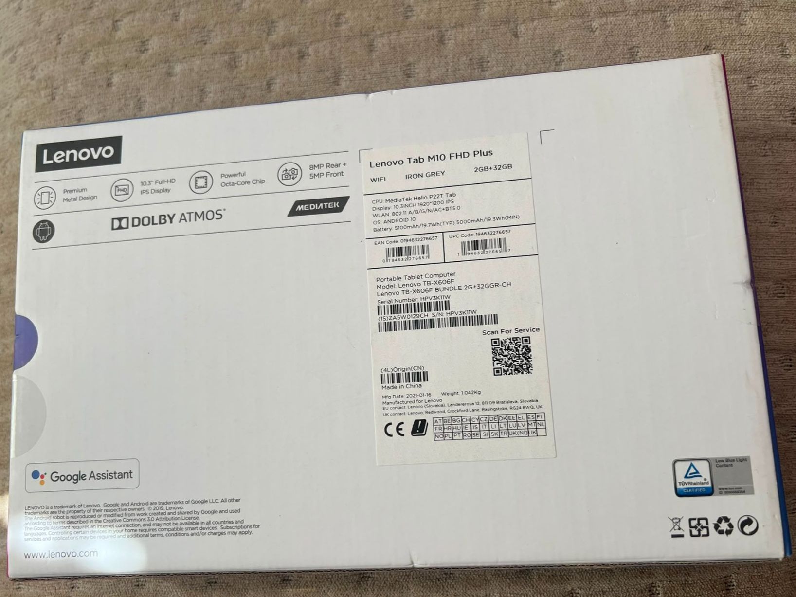 Lenovo Tablet PC: Lenovo Tab M10 FHD Plus – Usato da Martigny venduto da gir_l8fb 3