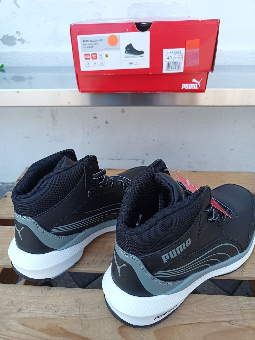 Puma Scarpe da uomo: Puma Sicherheitsschuhe S3S 40 – Nuovo e nell'imballaggio originale da Oberegg venduto da A-Z.Handel.Loehrer