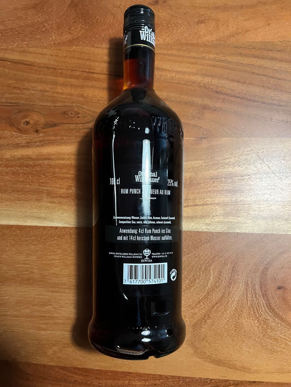 Distillerie Willisau Bevande alcoliche: Original Willisauer Rum Punch Mix 100 cl 25% vol – Nuovo e nell'imballaggio originale da Merlischachen venduto da Burni2309 1