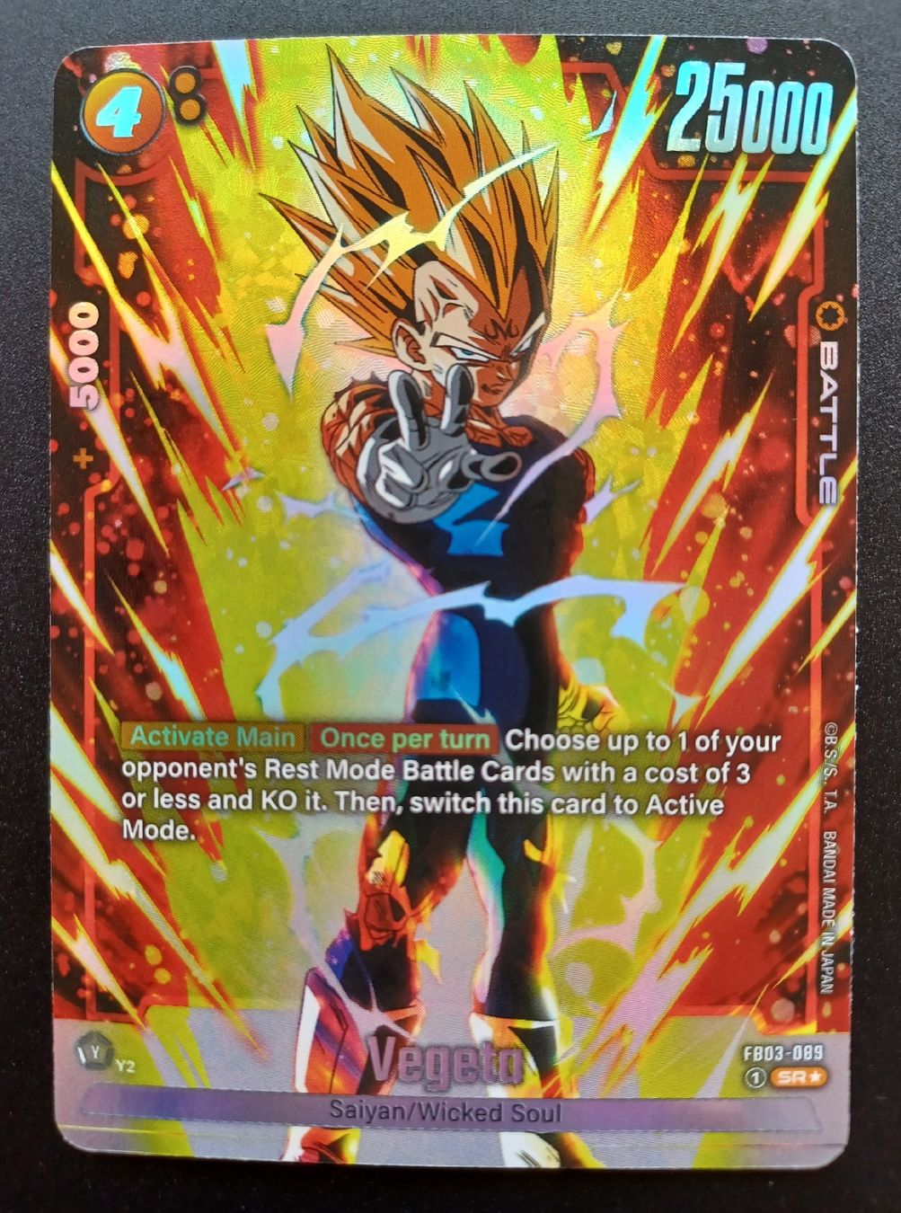 Bandai Cartes à collectionner: Dragonball TCG Vegeta – Neuf (Voir description) à Eggenwil par Murmeltier87 2