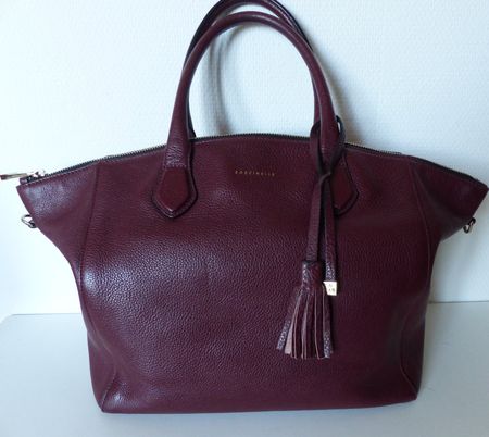 Coccinelle Shopper Leder weinrot inkl. Inneneinteilung
