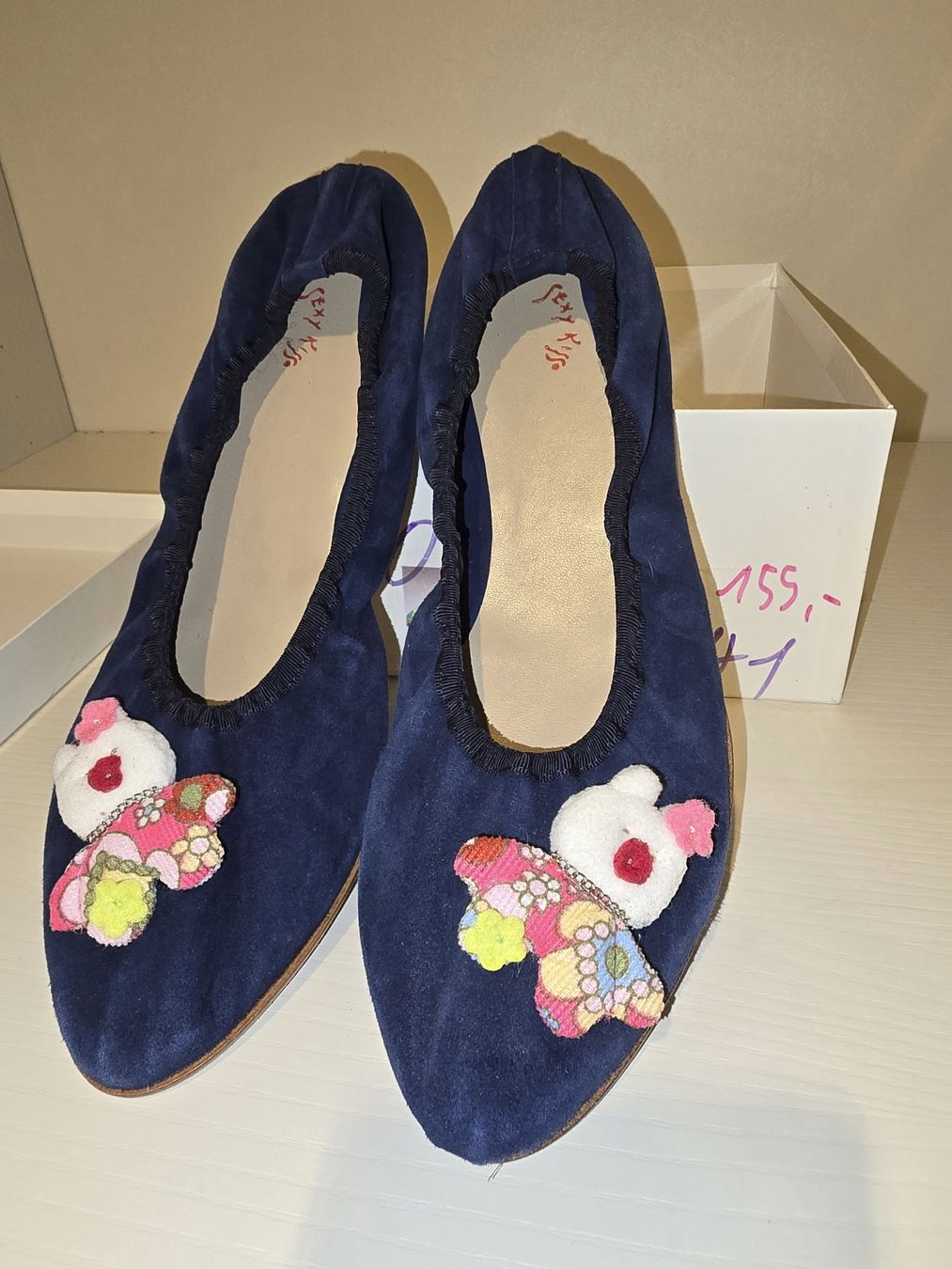 Scarpe da donna: Ballerinas Camoscio - EU 41 Echt Leder – Nuovo e nell'imballaggio originale da Chiasso venduto da Arina888