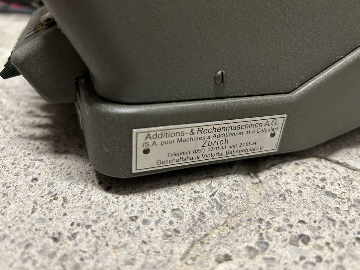 Tutte le macchine: Rechenmaschine MADAS – Usato da Schlieren venduto da AA92 1