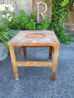 schemmel?, hocker?, werkstatt, industrie, antik, rost