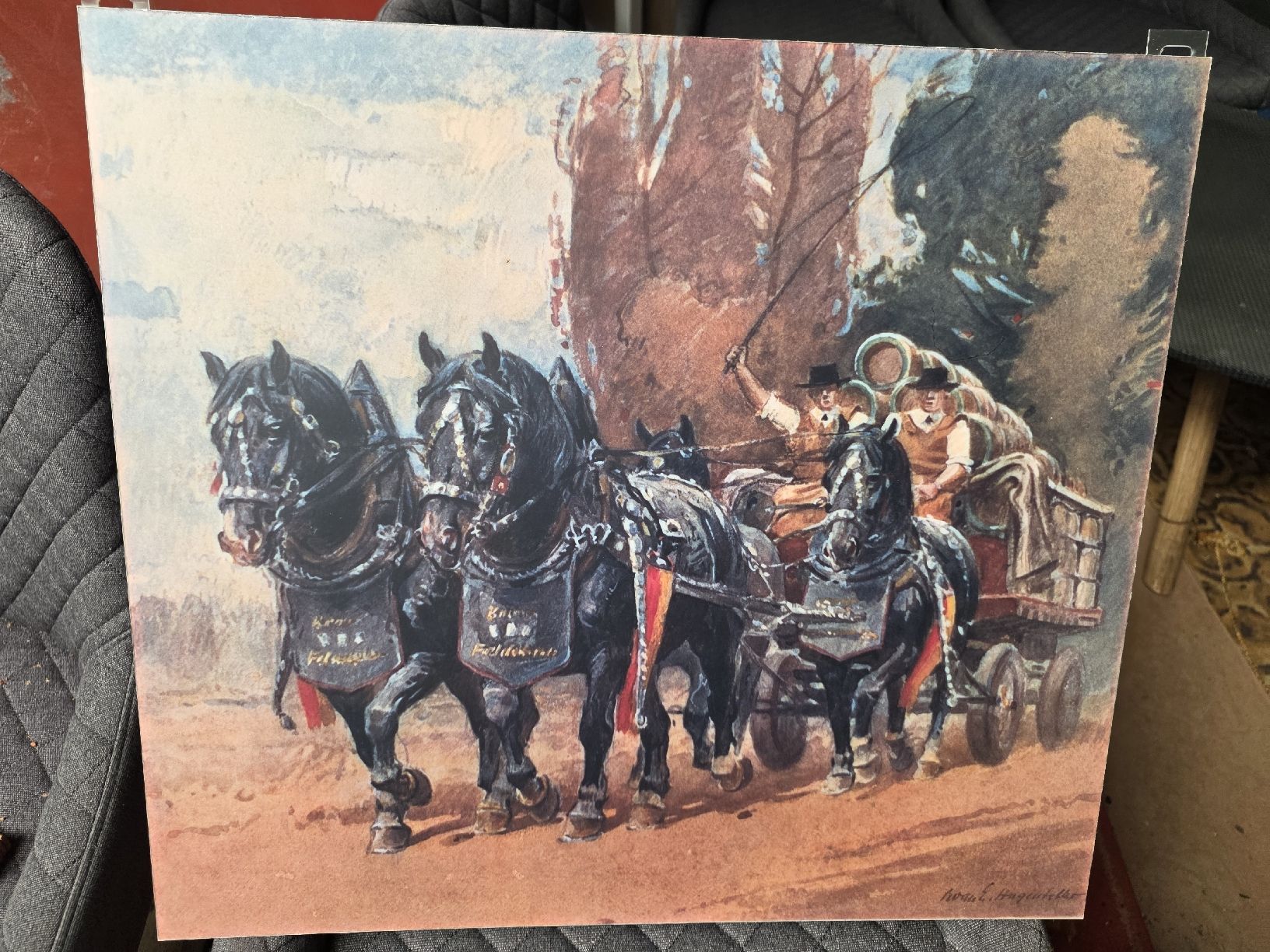 Feldschlösschen Schilder: Feldschlösschen Werbeschild 50x55cm – Gebraucht aus Kriens von Clevero