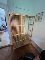NORDKISA offener Kleiderschrank aus Bambus (Ikea)